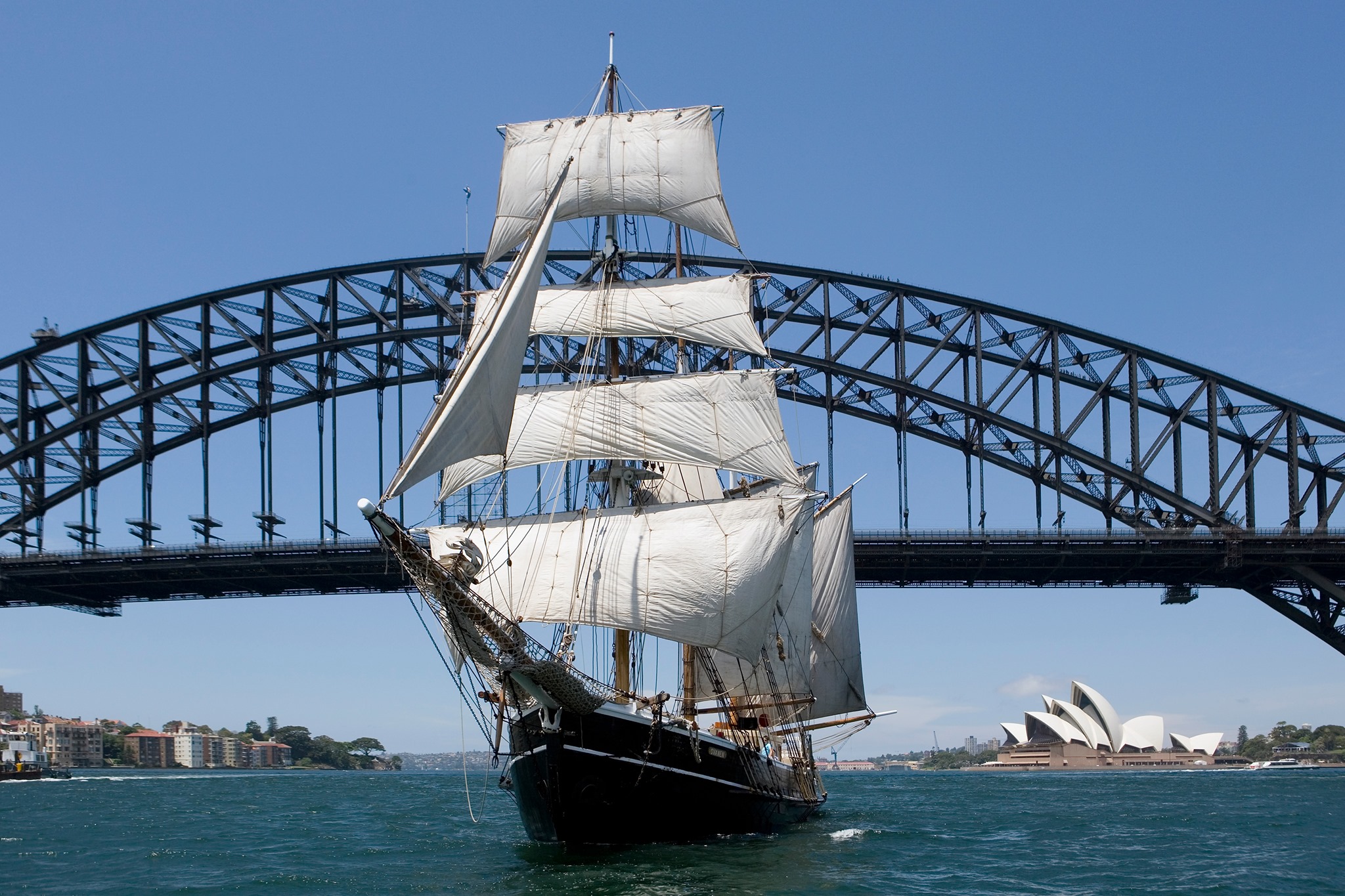 Twilight cruising with Sydney Tall Ships